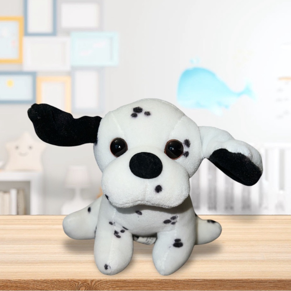 Commonwealth Toys my first dalmatian soft puppy Squeaky dog Plush Toy